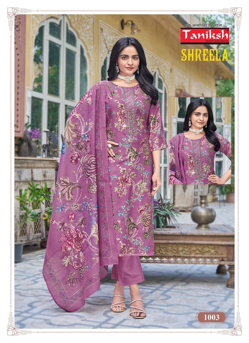 Shreela Vol 1 By Taniksh Printed Kurti With Bottom Dupatta Suppliers In India Catalog